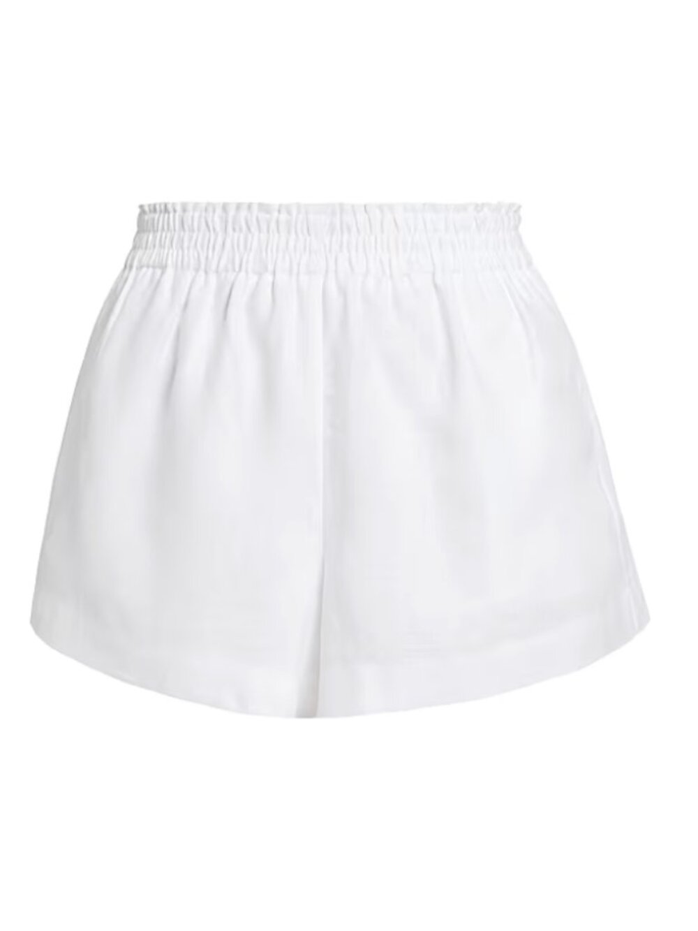 Reformation Rosalie White Lace Trimmed Linen Top Mila Shorts Set - Picture 10 of 10